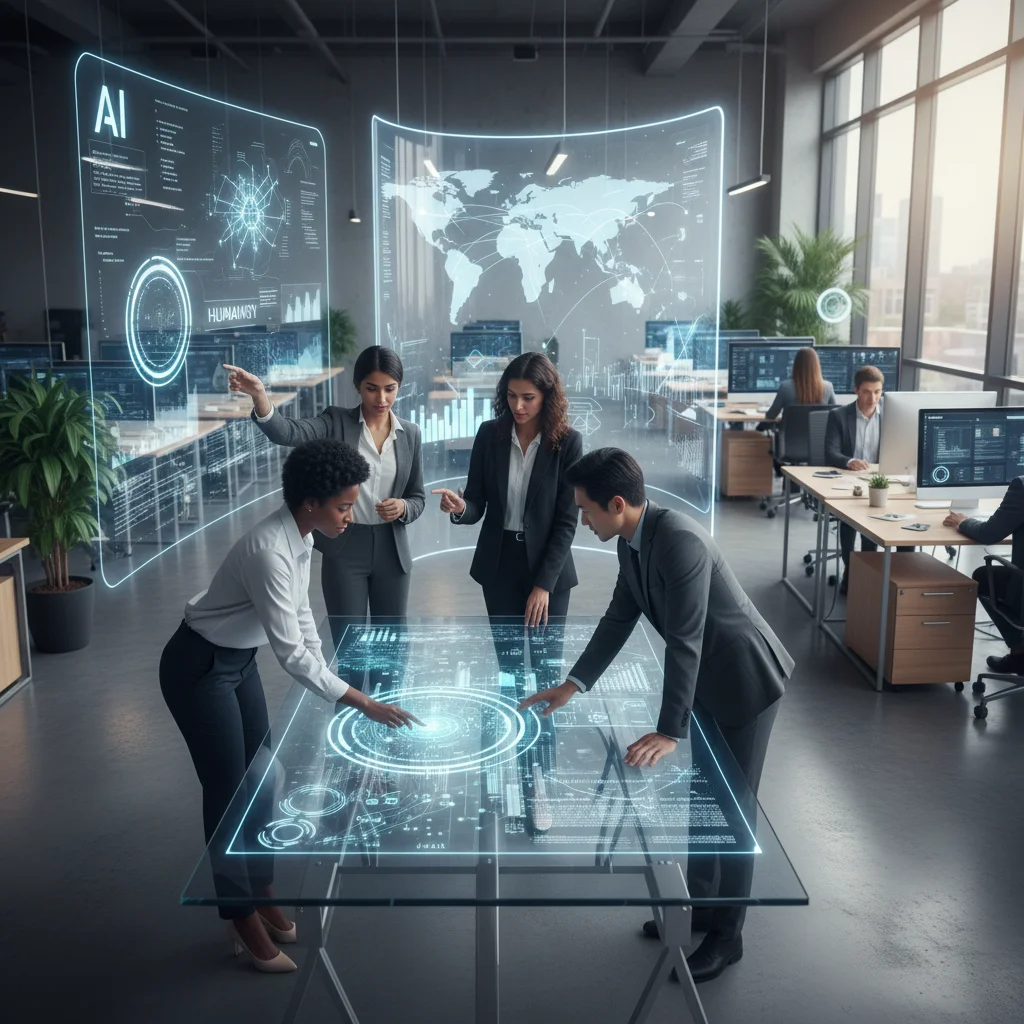 The Blended Workforce: Integrating AI and Human Talent in US Companies