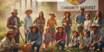 Volunteer Engagement 2026: Policy Changes Boosting National Involvement Diverse volunteers cultivating a community garden, symbolizing increased engagement in 2026.