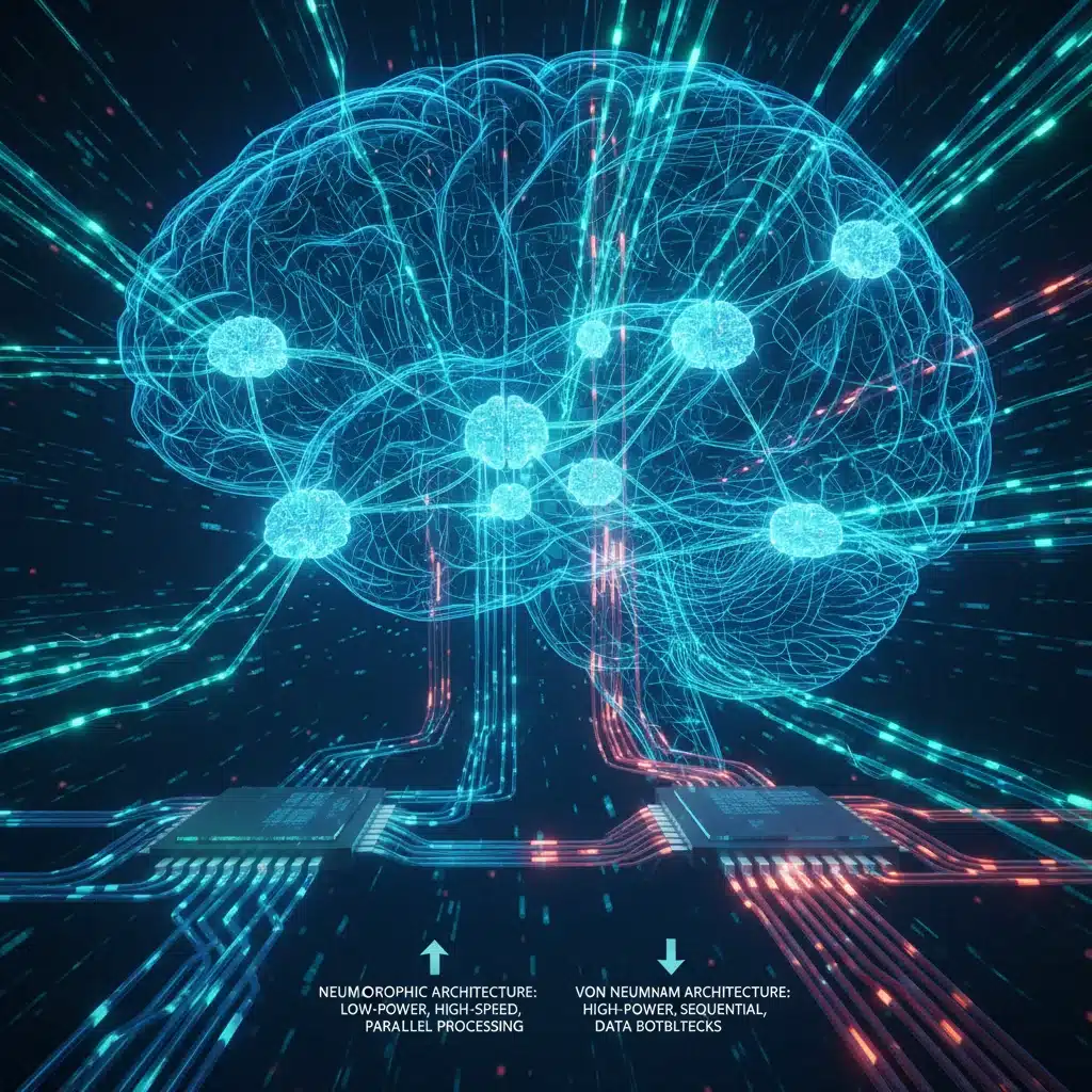 Efficient data flow in neuromorphic network