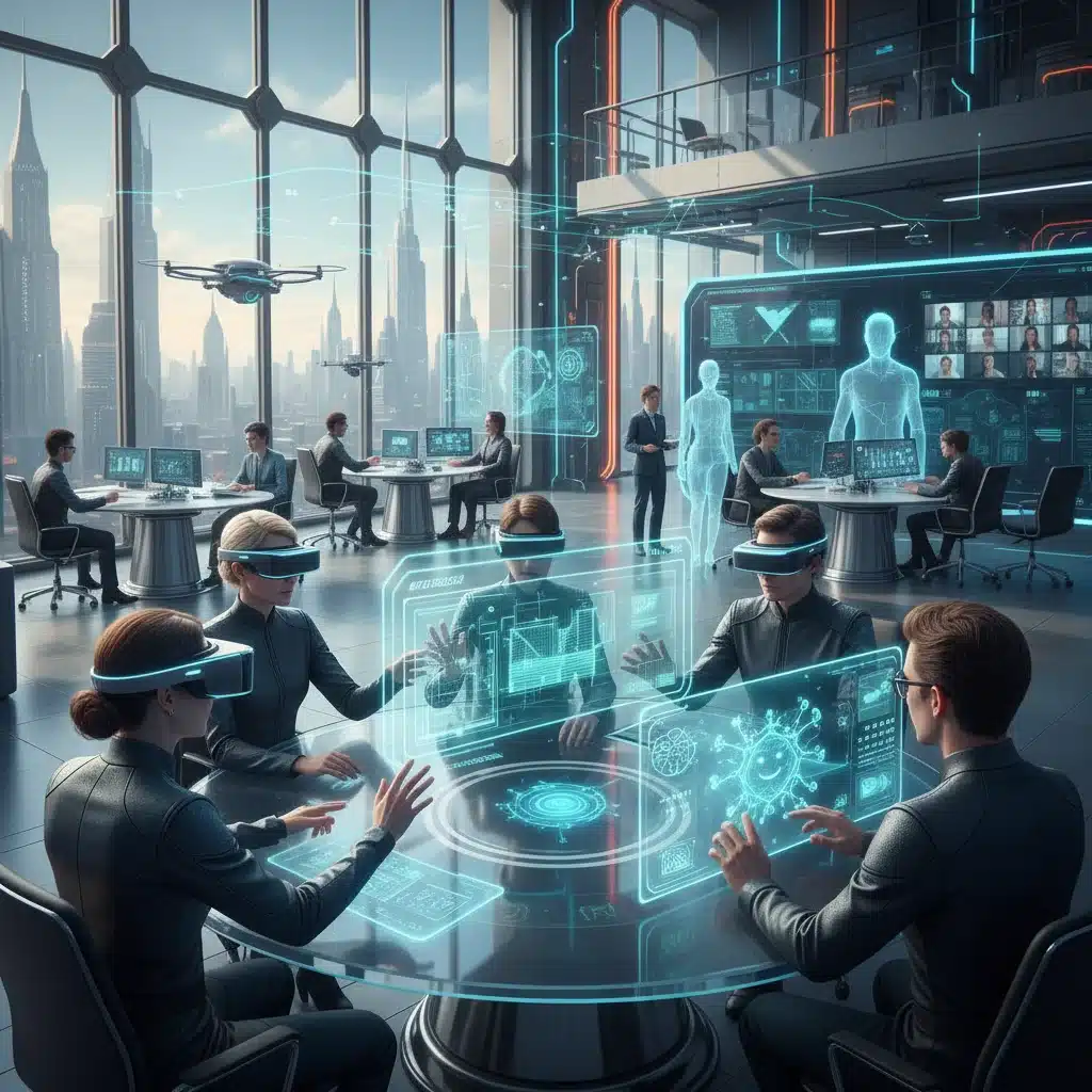 Future of Work 2026: 3 Tech Trends Reshaping US Remote Collaboration and Productivity by 25%