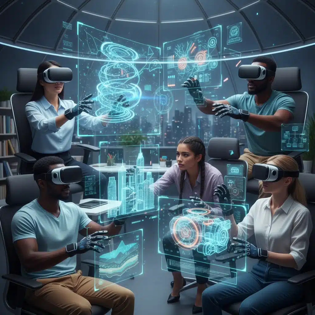 Immersive VR meeting for remote teams