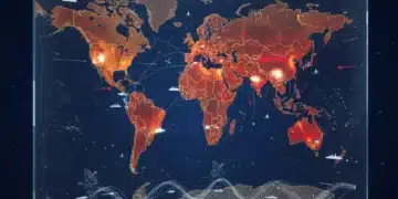 Stylized world map showing 2026 global conflict zones and geopolitical stress points for US foreign policy.