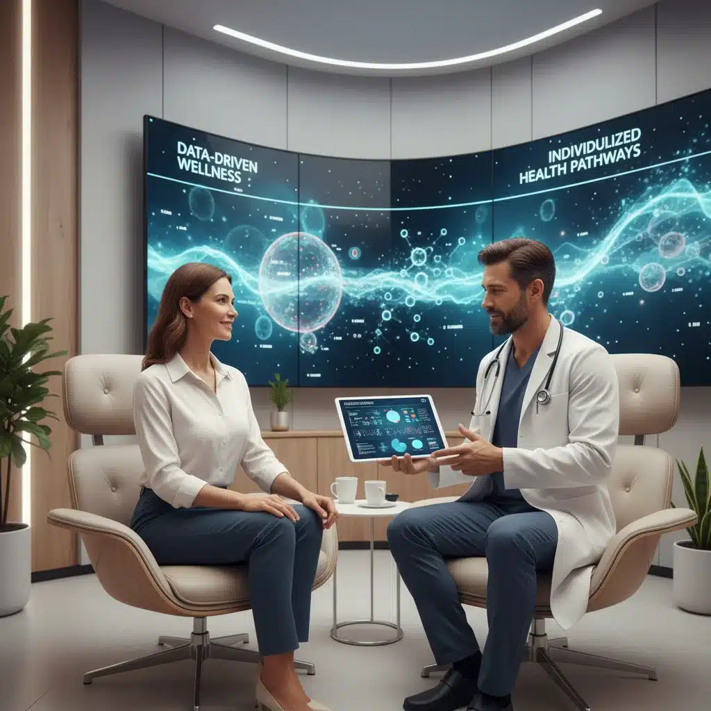 Doctor explaining personalized medicine results to a patient